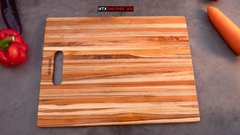 Thớt Gỗ Teak Cao Cấp - Cắt Thái, Trang Trí - 40,5x30,5x1,4cm - CNTN03