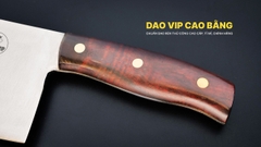 Dao chặt gà vịt thép trắng - SGK02 DAO VIP CAO BẰNG