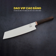 Dao Bunka thái đa năng thép không rỉ cán gỗ mun DNK29 DAO VIP CAO BẰNG