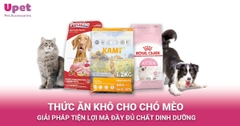 Thức ăn khô cho chó mèo -  Giải pháp tiện lợi mà vẫn đầy đủ dinh dưỡng