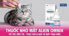 THUỐC NHỎ MẮT ALKIN OMNIX CHO CHÓ MÈO - HỖ TRỢ ĐIỀU TRỊ - PHỤC HỒI & BẢO VỆ MẮT TOÀN DIỆN