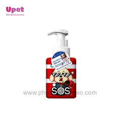 Bọt tắm khô SOS đỏ cho chó 500ml