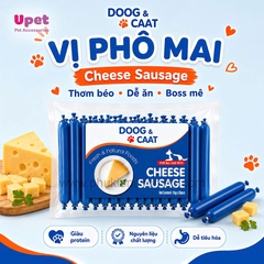 Xúc xích Doog & Caat Giăm Bông Vị Phô Mai (30 cây*15g)
