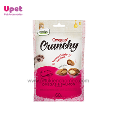 BÁNH THƯỞNG DENTALIGHT Omegas Crunchy - VỊ CÁ HỒI 60g