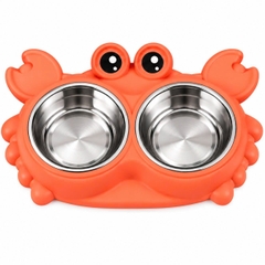Bát nhựa đôi hình cua + INOX (2207-1) 37.5*23.5*5 cm 8936204292748