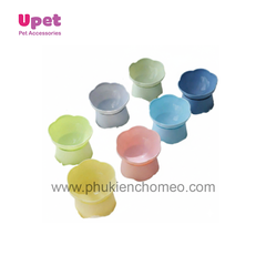 Bát đơn cổ cao hình hoa chống gù 116