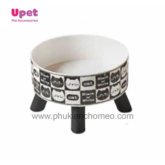 Bát 4 chân hình mèo cổ điển (không inox) cw367