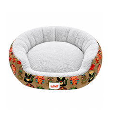 Đệm tròn KAMT viền cao cho chó mèo (50x40x12 cm)
