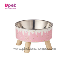 Bát chống gù 4 chân màu kem (không inox) cw385 (14*14*9) 60c/thùng