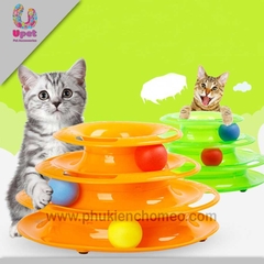 Đồ chơi mèo 3 tầng nhiều màu sắc