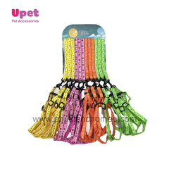 Doog&Caat Dây dắt yên ngựa in hoa 1.cm & 1.5 cm