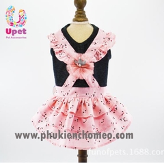 Đầm cotton họa tiết hoa tre