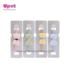KN Vòng cổ nơ chấm bi đóng vỉ - 1.0cm - 151116