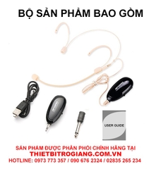 Micro hạt gạo không dây Aporo 2.4G / Mic không dây hạt gạo Aporo 2.4G Chính hãng