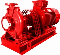 Bơm chữa cháy Điện trục rời - đầu bơm INTER Việt Nam + động cơ Vicky Trung Quốc Model CA125-315/132-132KW