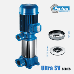 Bơm ly tâm trục đứng đa tầng cánh Pentax Model U7SV-300/6T (Cánh Inox)