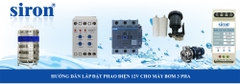 Chống mất pha cho máy bơm 3 pha tự động bật tắt bằng phao điện 12V