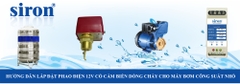 Sơ đồ chống cạn lắp cảm biến dòng chảy chuyển nguồn an toàn phao điện