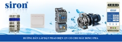 Cách đấu 2 phao điện cho máy bơm nước có sử dụng relay chuyển nguồn
