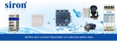 Công tắc bật cưỡng bức máy bơm nước 3 pha chống cạn relay phao điện