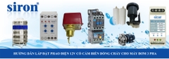Lắp phao điện cho máy bơm nước 3 pha có relay an toàn chống giật 12V