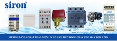 Bộ chuyển đổi nguồn phao điện 12V an toàn chống giật cho máy bơm 3 pha