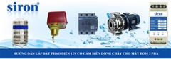 Công tắc chống giật điện chuyển nguồn 12V bằng relay an toàn bơm 3 pha