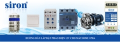 Thiết bị điều khiển bơm nước qua relay an toàn chuyển nguồn phao điện