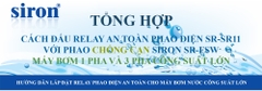 Lắp đặt relay chống giật phao điện bể ngầm máy bơm nước công suất lớn