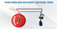 Hướng dẫn làm phao điện chuông báo động khi nước cạn, tràn cho bể nước