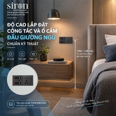 Độ Cao Lắp Đặt Công Tắc Đèn Tại Cửa Ra Vào Phòng Chuẩn Kỹ Thuật