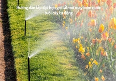 Hướng dẫn lắp đặt hẹn giờ tắt mở máy bơm nước tưới cây tự động