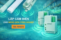 Hướng dẫn chọn, lắp công tắc cảm biến tự động bật đèn cho kho hàng