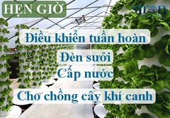Hướng dẫn lắp đặt hẹn giờ tắt mở đèn sưởi ấm cho trồng cây khí canh