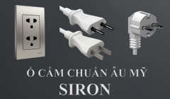 Ổ cắm chuẩn Âu - Mỹ Siron