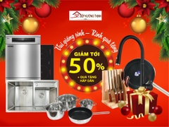 Đón giáng sinh - thiết bị nhà bếp giảm đến 50% tại Bếp Kường Thịnh