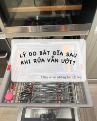 Lý do bát đũa sau khi rửa vẫn ướt?