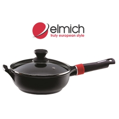Chảo sứ Elmich sâu lòng vung kính 28cm