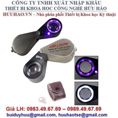 KÍNH LÚP MINI BỎ TÚI SOI TRANG SỨC TRIPLET 30X-21