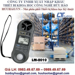 MÁY ĐO NHIỆT ĐỘ, ĐỘ ẨM, ÁNH SÁNG VÀ GIÓ LM-8010