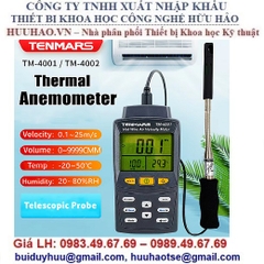 MÁY ĐO TỐC ĐỘ GIÓ, LƯU LƯỢNG GIÓ TENMARS TM-4001