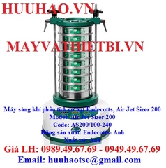 Máy sàng khí phân tích cỡ hạt Endecotts, Air Jet Sizer 200