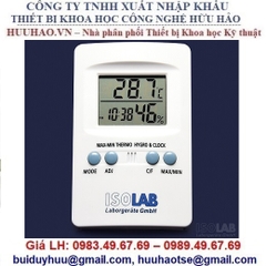 ĐỒNG HỒ ĐO NHIỆT ĐỘ ĐỘ ẨM ISOLAB – ĐỨC