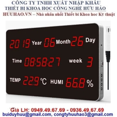 BẢNG HIỂN THỊ NHIỆT ĐỘ ĐỘ ẨM HE218B HUATO