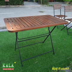 Bàn Fansipan Patio03 600x1000mm mặt nan