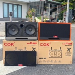 Loa Karaoke Xách Tay COK ST-6868 Bass Đôi 20cm 500w