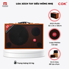 Loa Kéo Xách Tay MALATA M+9003 Chính Hãng (Tặng Kèm 2 Micro Hát Karaoke Di Động)