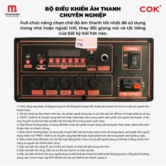 Loa Kéo Xách Tay MALATA M+9003 Chính Hãng (Tặng Kèm 2 Micro Hát Karaoke Di Động)