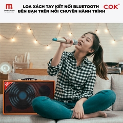 Loa Kéo Xách Tay MALATA M+9003 Chính Hãng (Tặng Kèm 2 Micro Hát Karaoke Di Động)