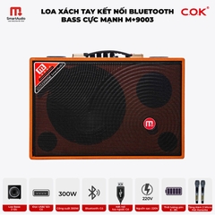 Loa Kéo Xách Tay MALATA M+9003 Chính Hãng (Tặng Kèm 2 Micro Hát Karaoke Di Động)